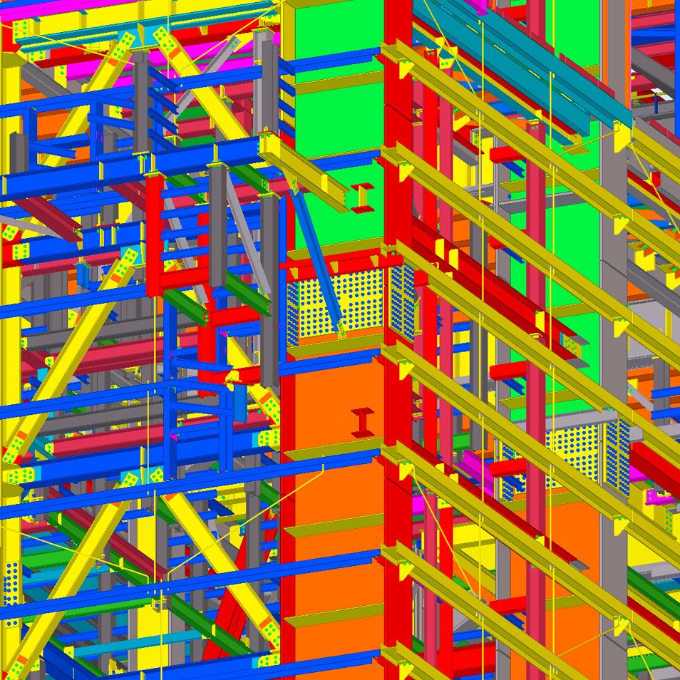 Structures detailing in BIM Tekla Structures