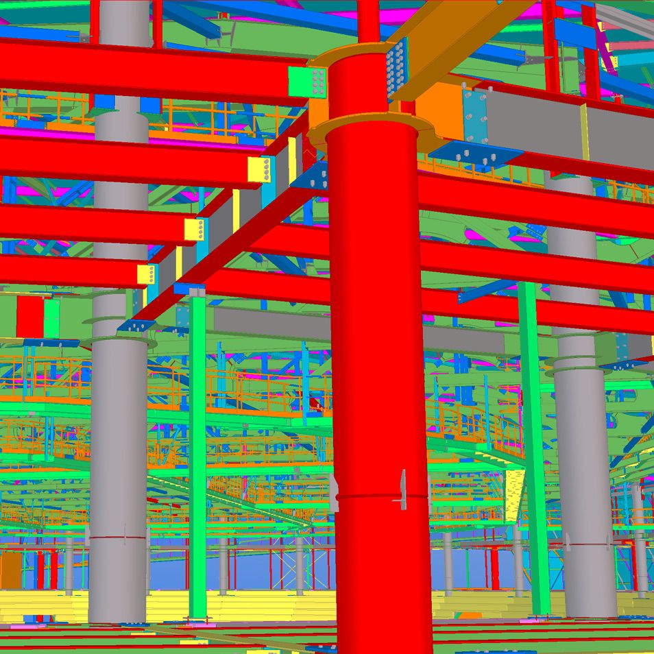 Structures detailing in BIM Tekla Structures