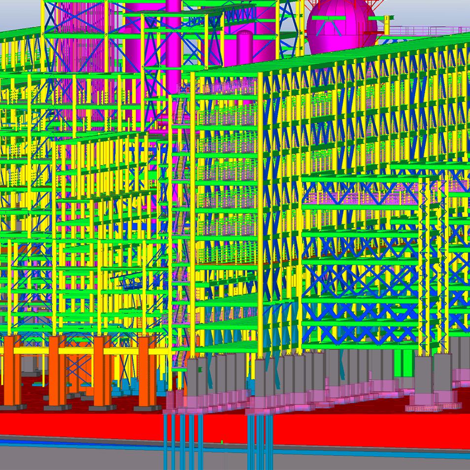 Structures detailing in BIM Tekla Structures