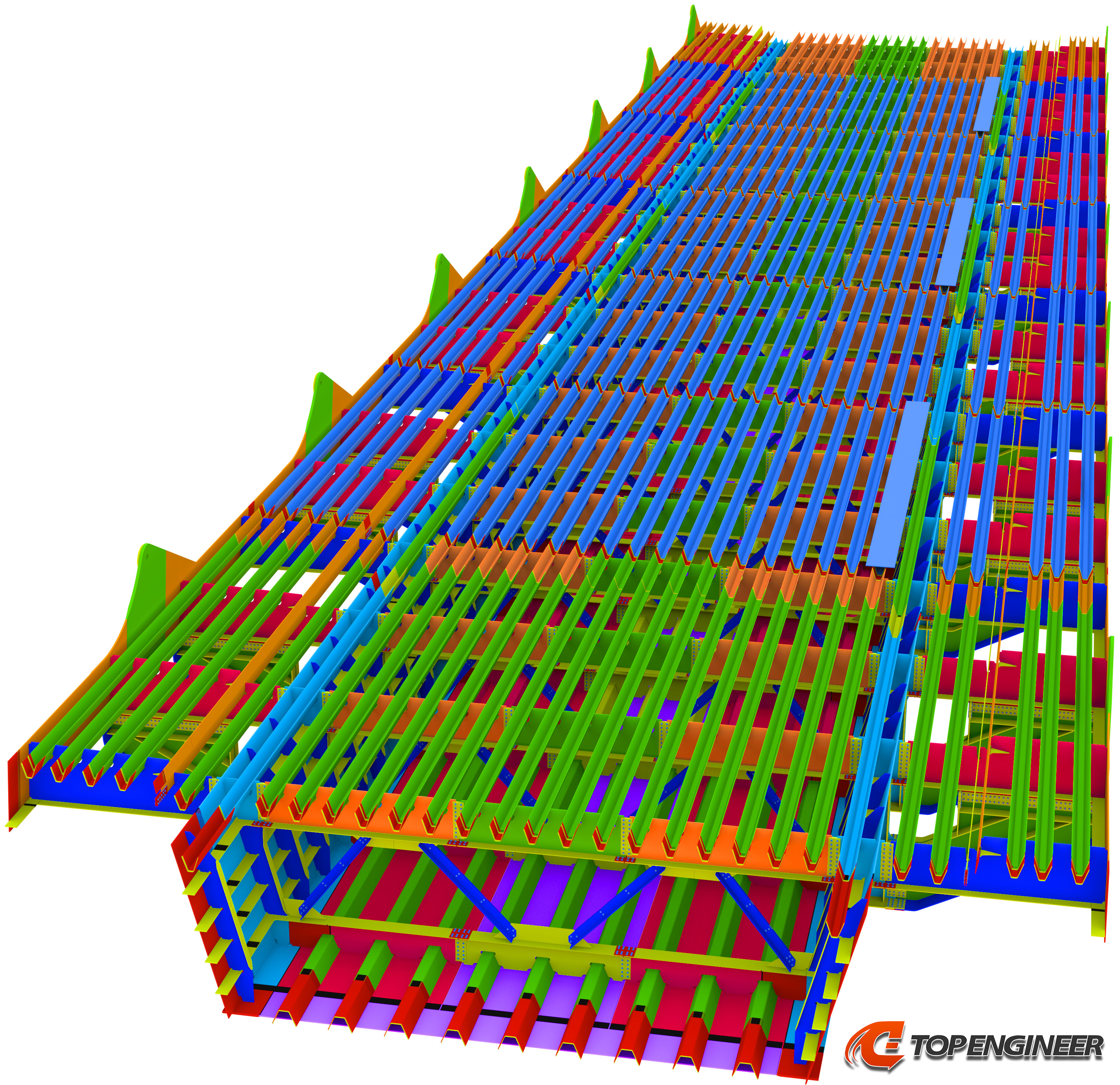 Bridge BIM modeling in Tekla Structures