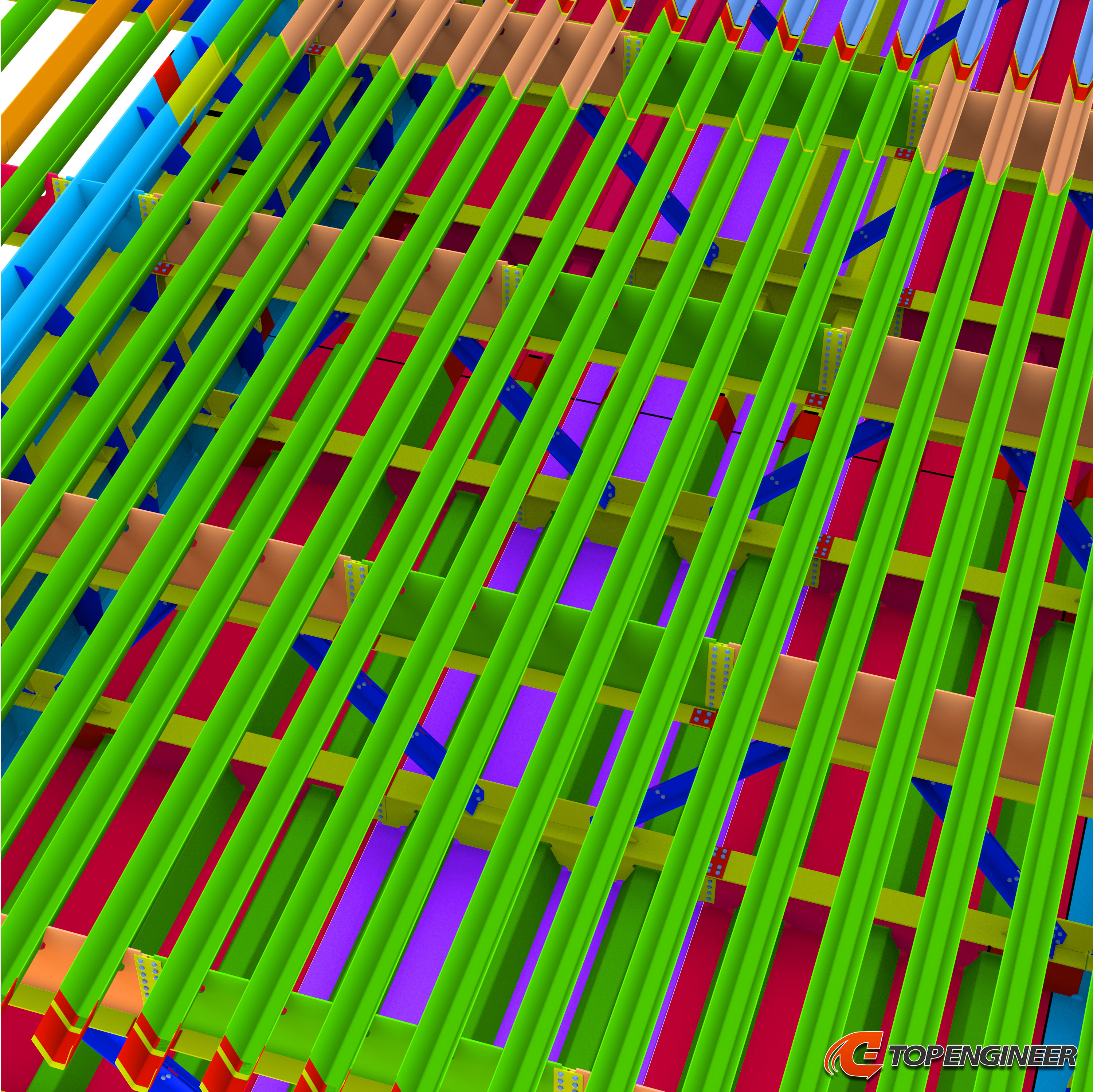 Bridge BIM modeling in Tekla Structures