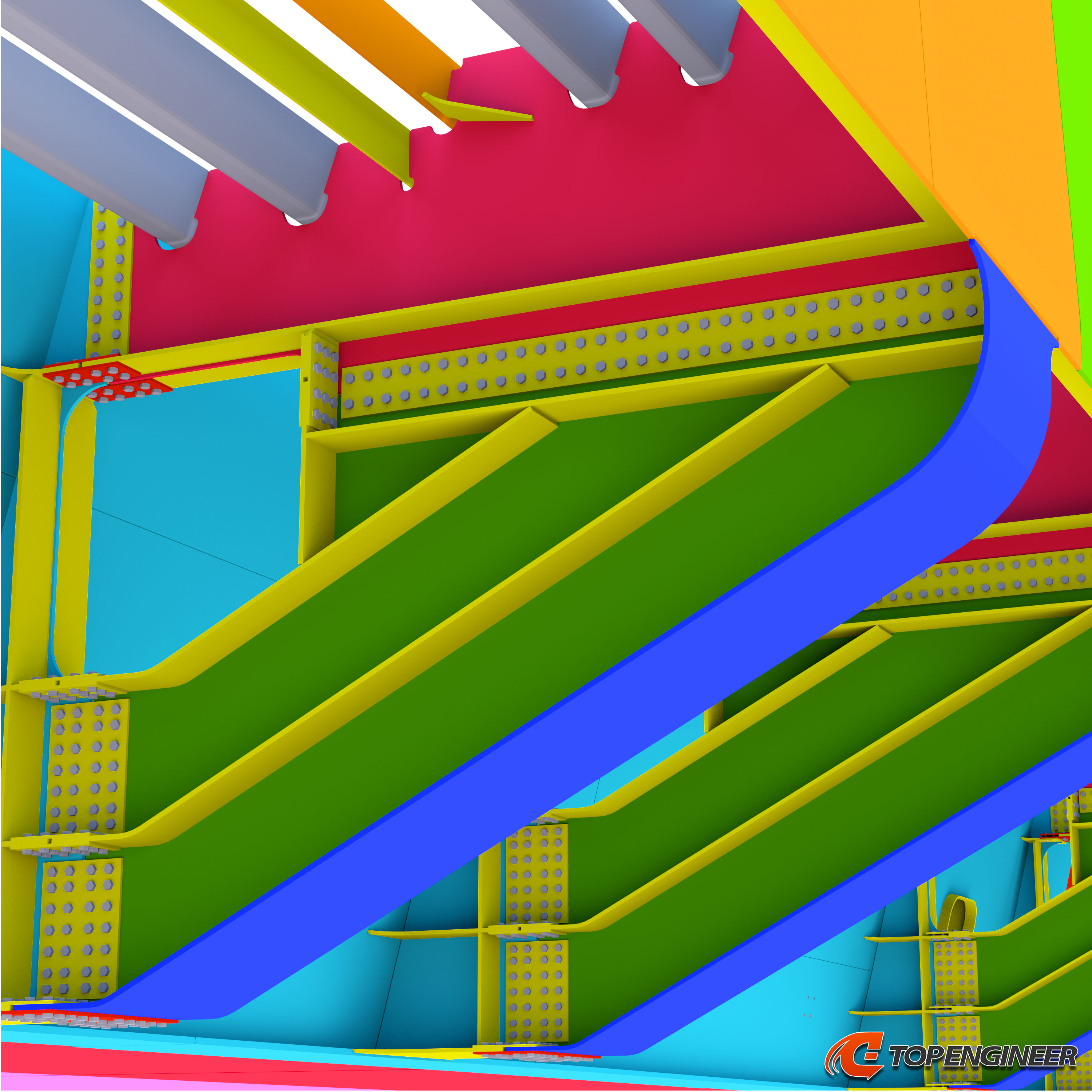 Bridge BIM modeling in Tekla Structures