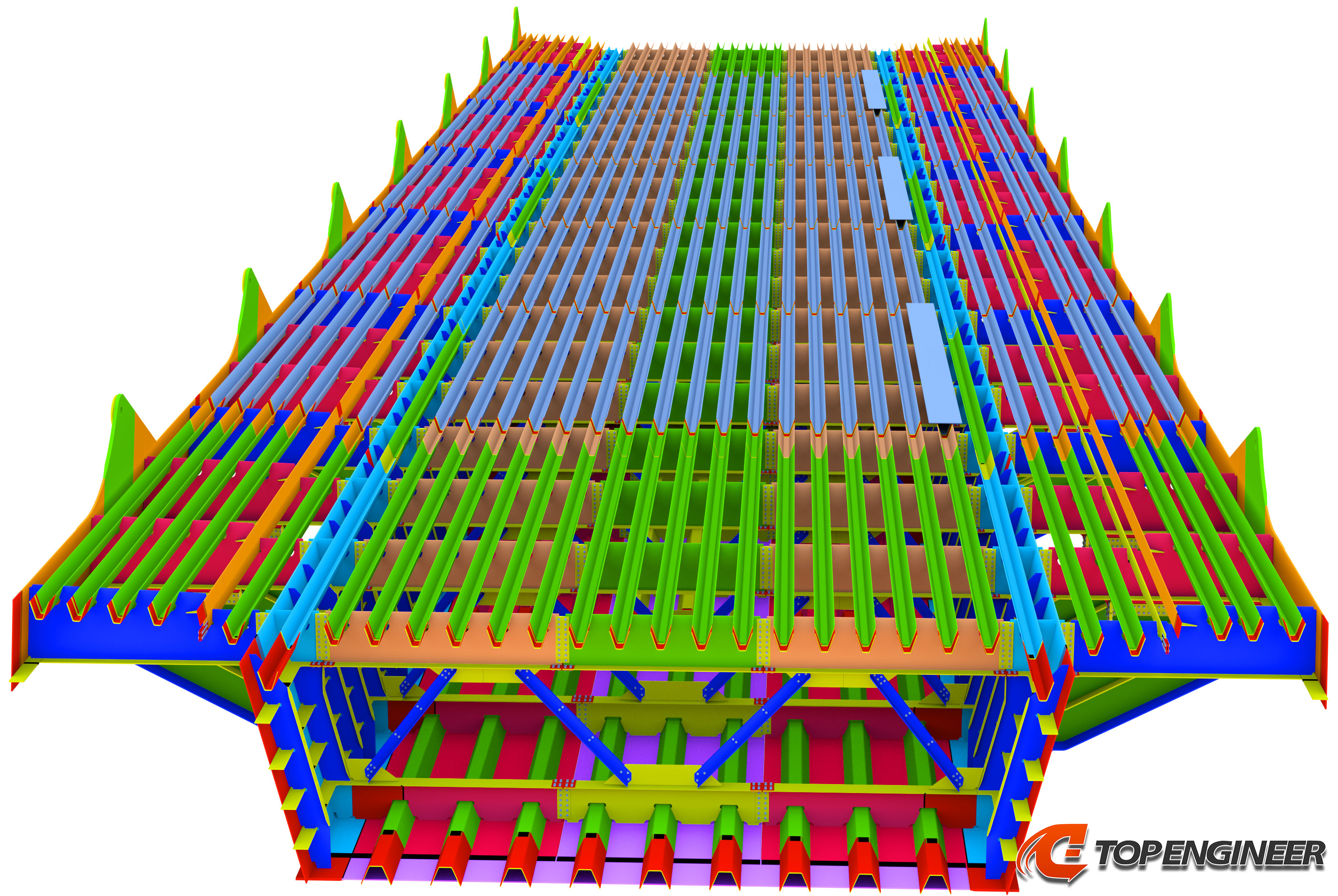 Bridge BIM modeling in Tekla Structures
