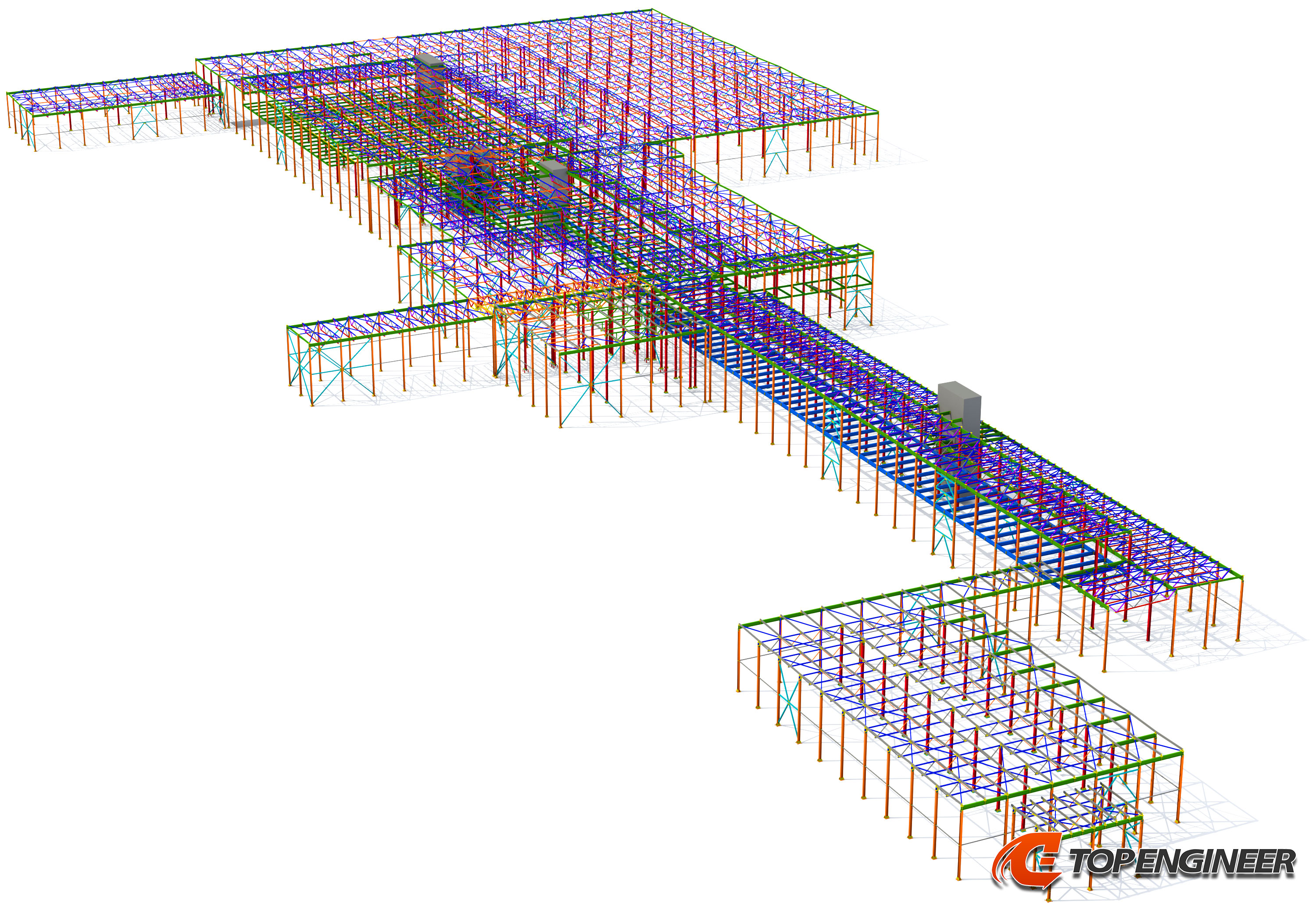 Structural detailing services using Tekla Structures