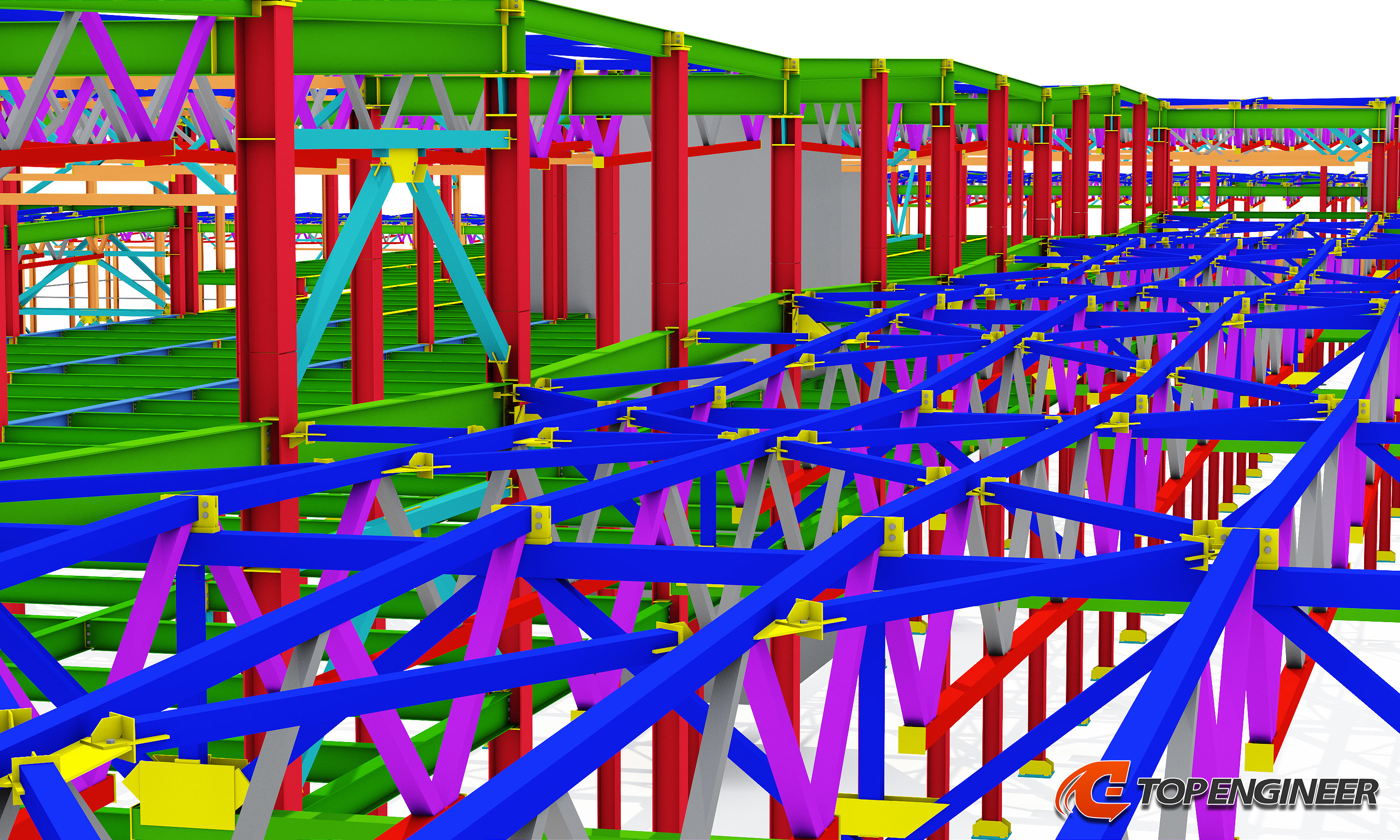 Structural detailing services using Tekla Structures