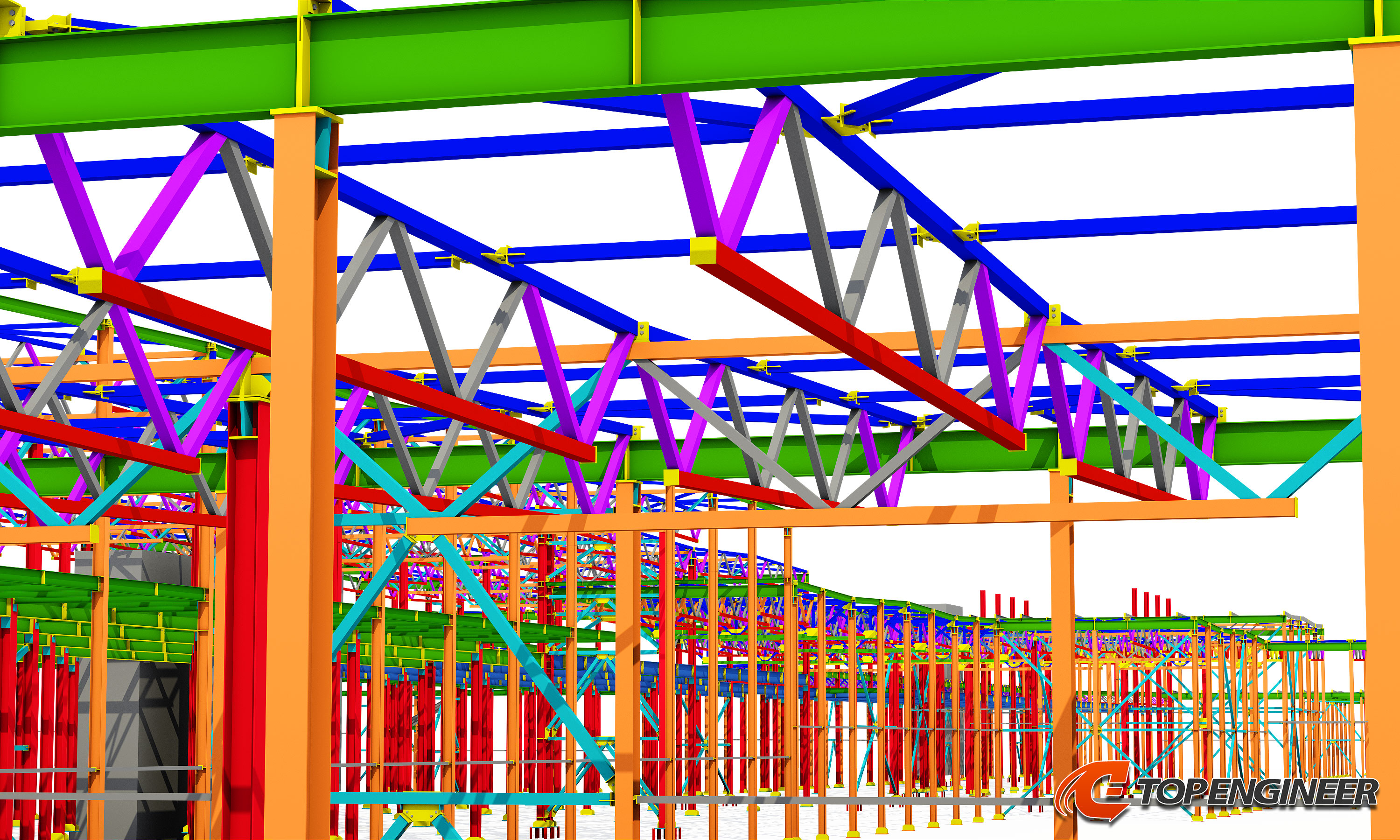 Structural detailing services using Tekla Structures