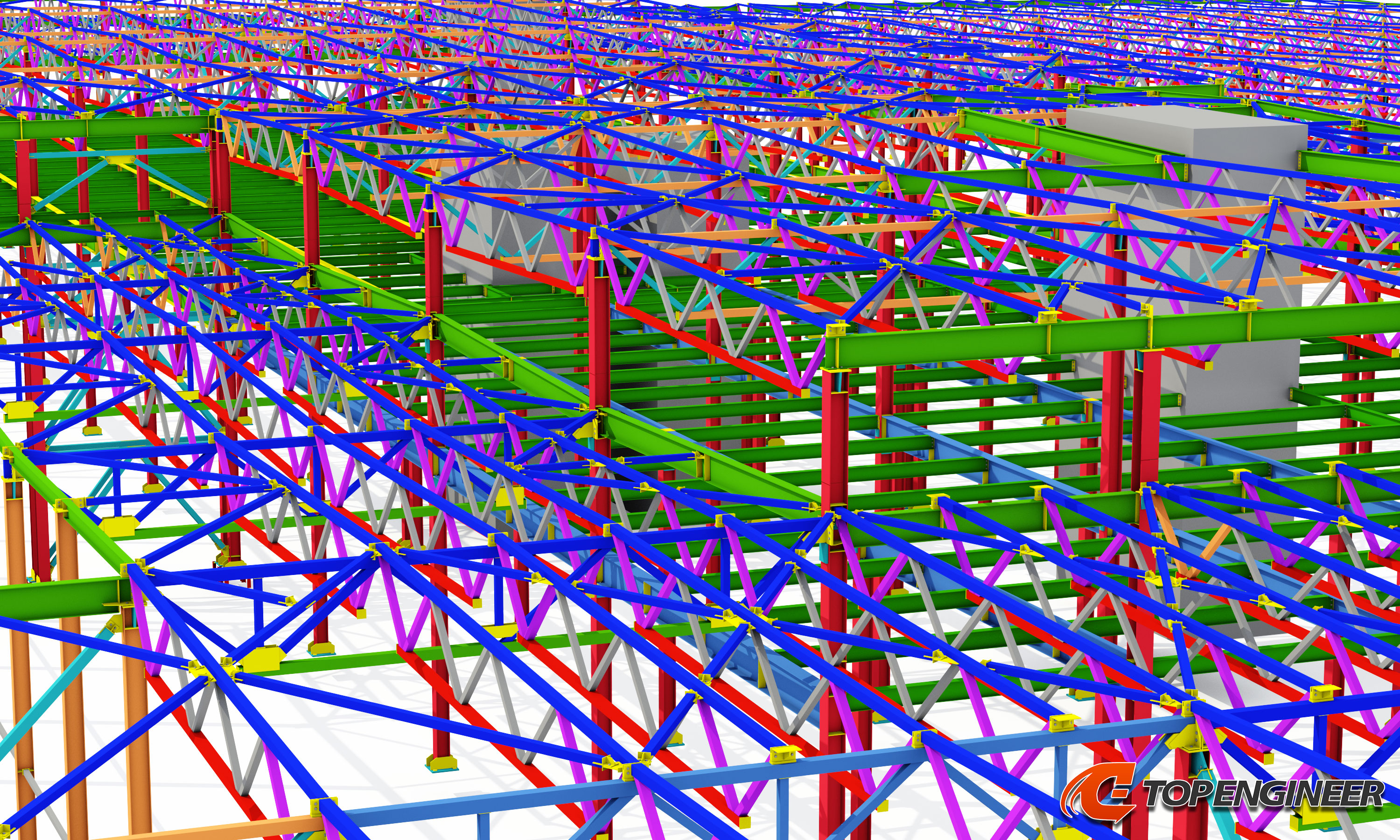 Structural detailing services using Tekla Structures