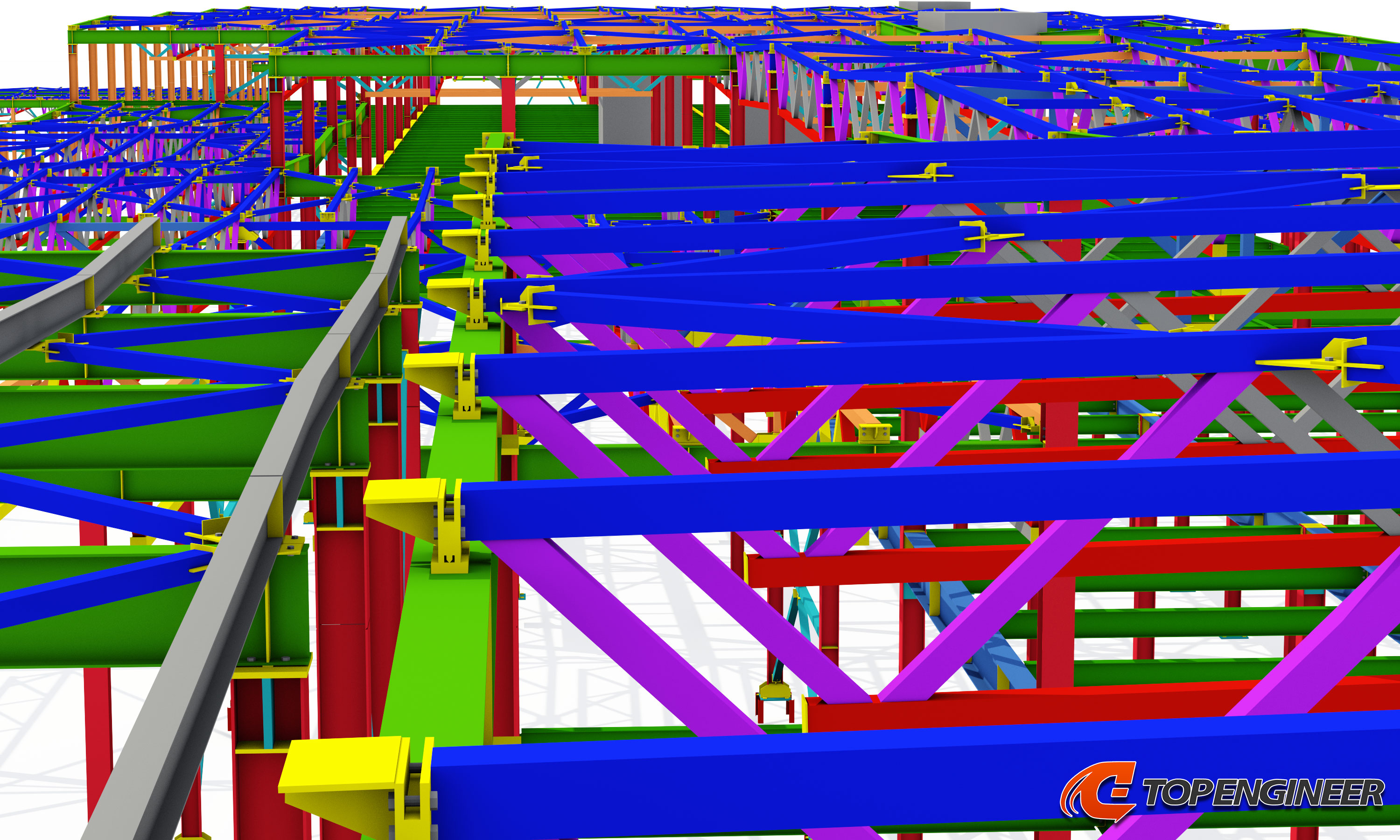Structural detailing services using Tekla Structures