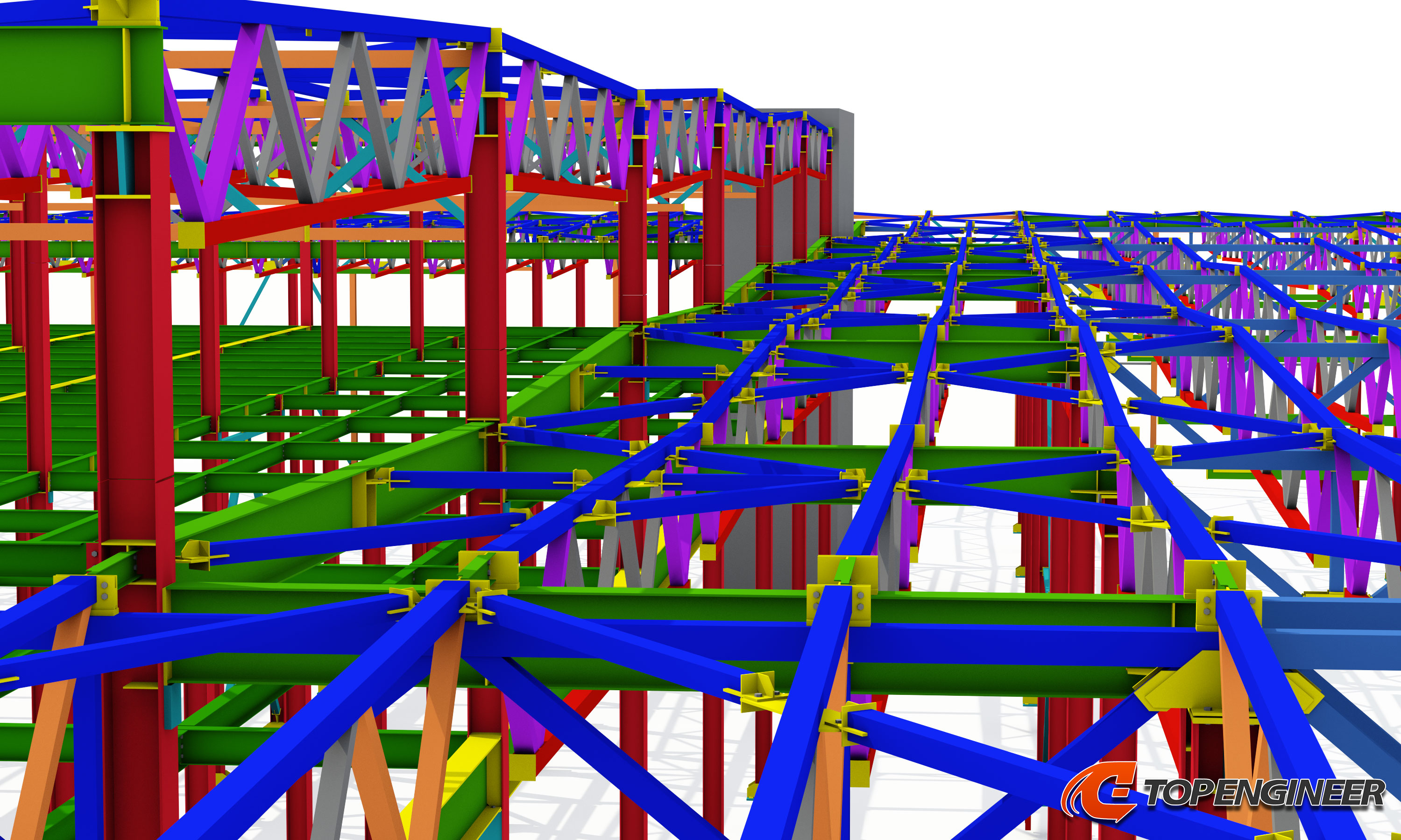 Structural detailing services using Tekla Structures