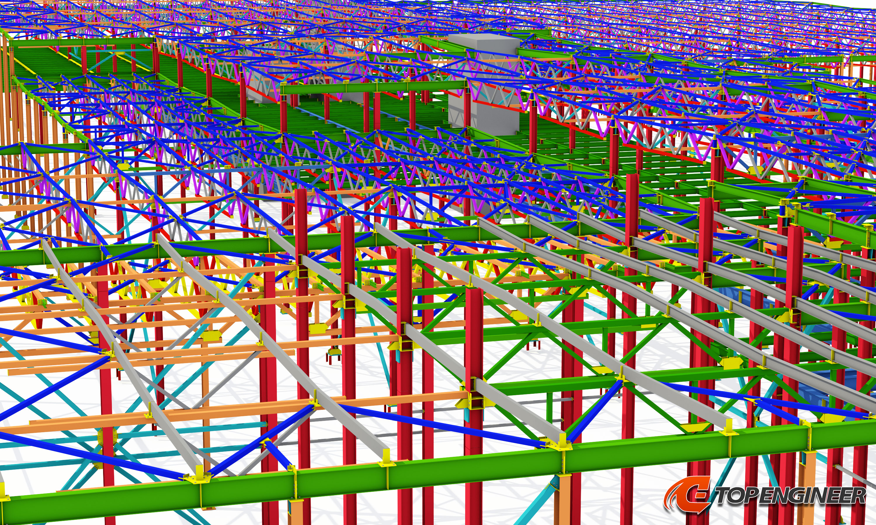 Structural detailing services using Tekla Structures