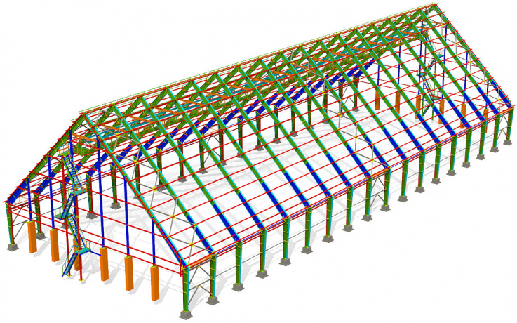 Structures detailing in BIM Tekla Structures