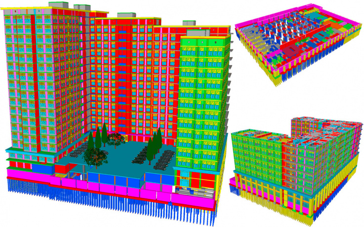 Structures detailing in BIM Tekla Structures
