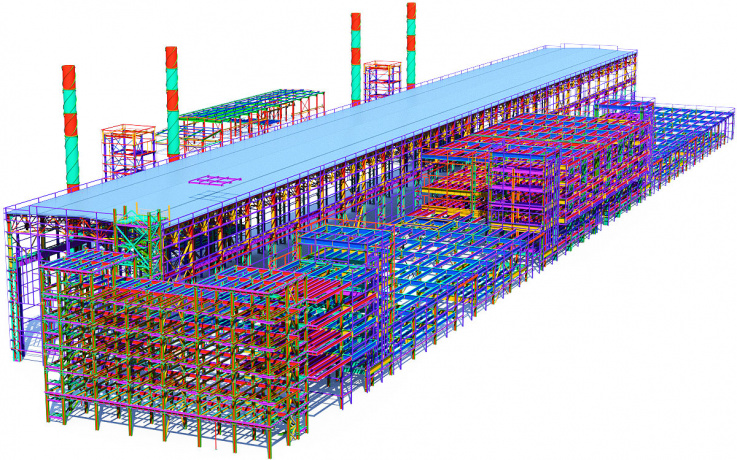 Structures detailing in BIM Tekla Structures