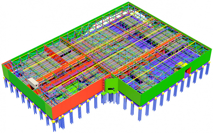 Structures detailing in BIM Tekla Structures