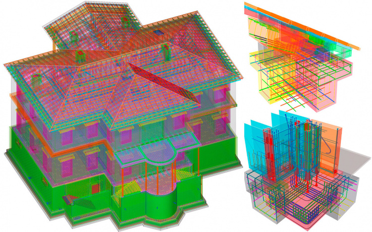 Structures detailing in BIM Tekla Structures