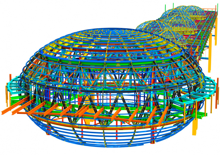 Structures detailing in BIM Tekla Structures