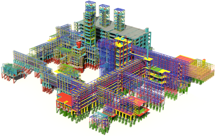 Structures detailing in BIM Tekla Structures