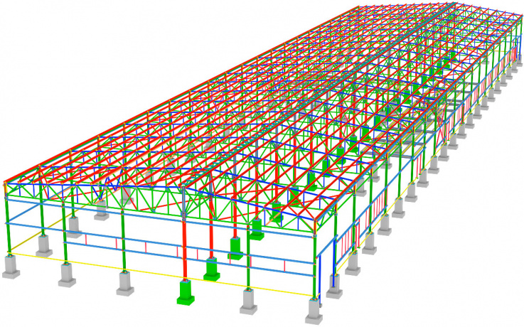 Structures detailing in BIM Tekla Structures